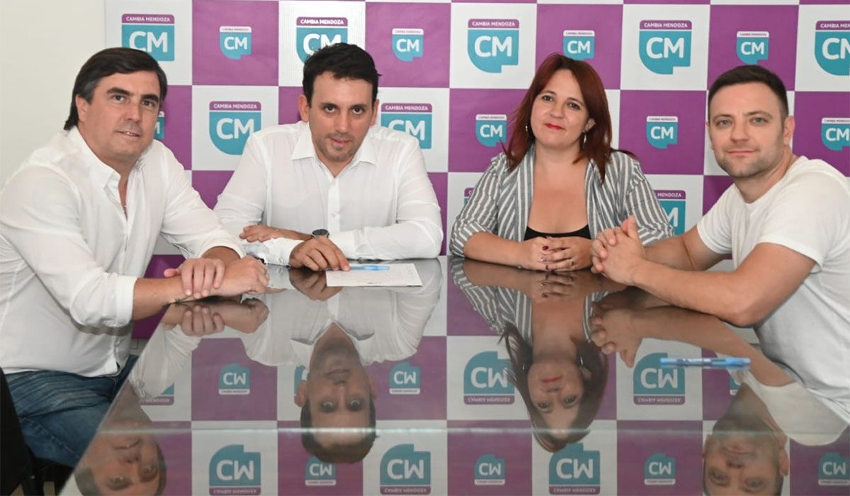 Federico Simón selló la incorporación de Alternativa para el Cambio a Cambia Mendoza en vistas de las elecciones municipales de Tunuyán.