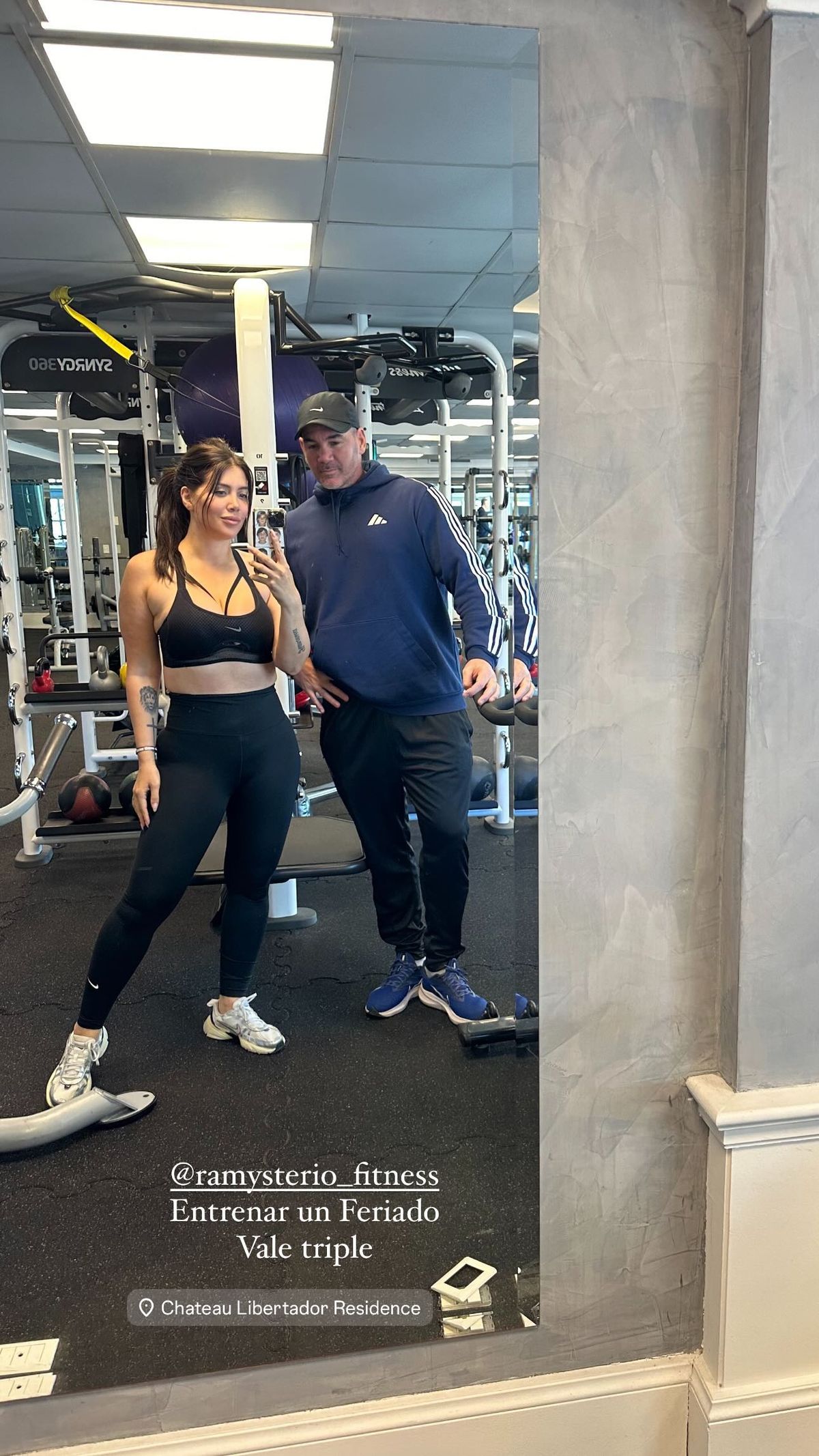 Desde el gimnasio, Wanda Nara impacta con look sporty XS: recortes, calzas ceñidas y más.