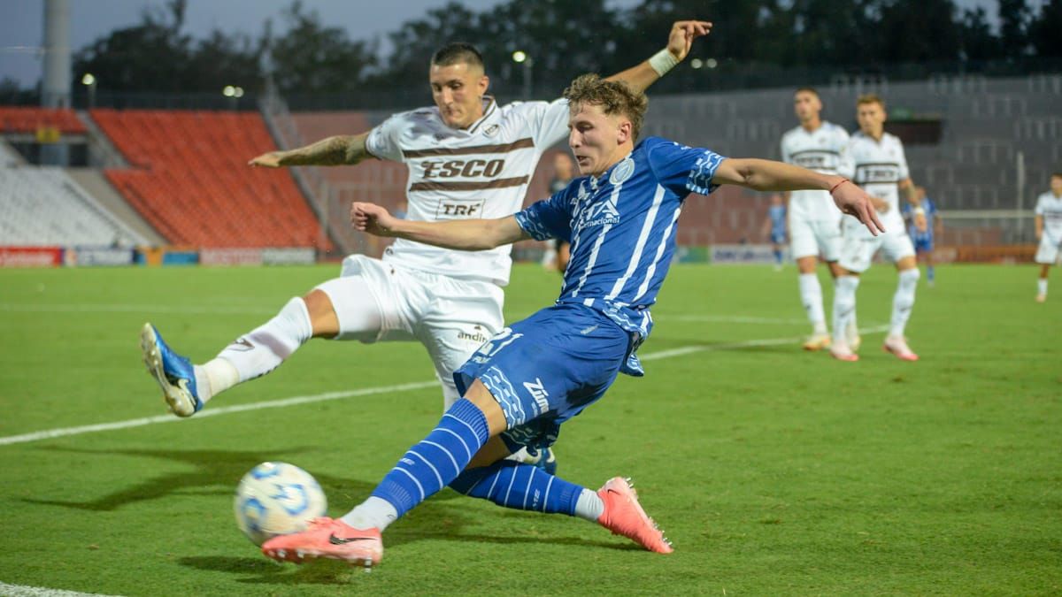 Santino Andino tras su regresó de la Selección Sub- 20 se mostró feliz de volver a jugar en Godoy Cruz.