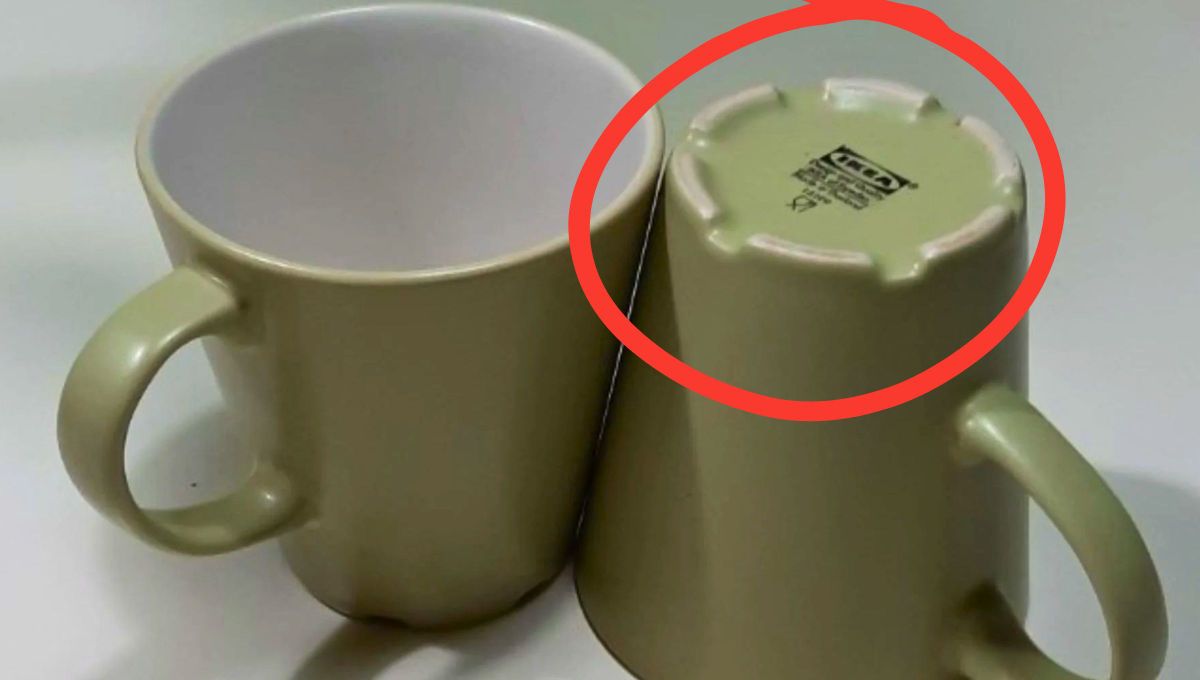 Qué quieren decir las hendiduras en la parte inferior de las tazas: para qué sirven y cuál es su función