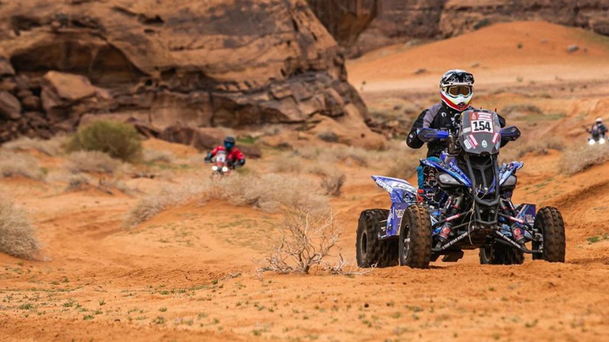 Francisco Moreno sigue prendido entre los primeros en el Rally Dakar 2023.