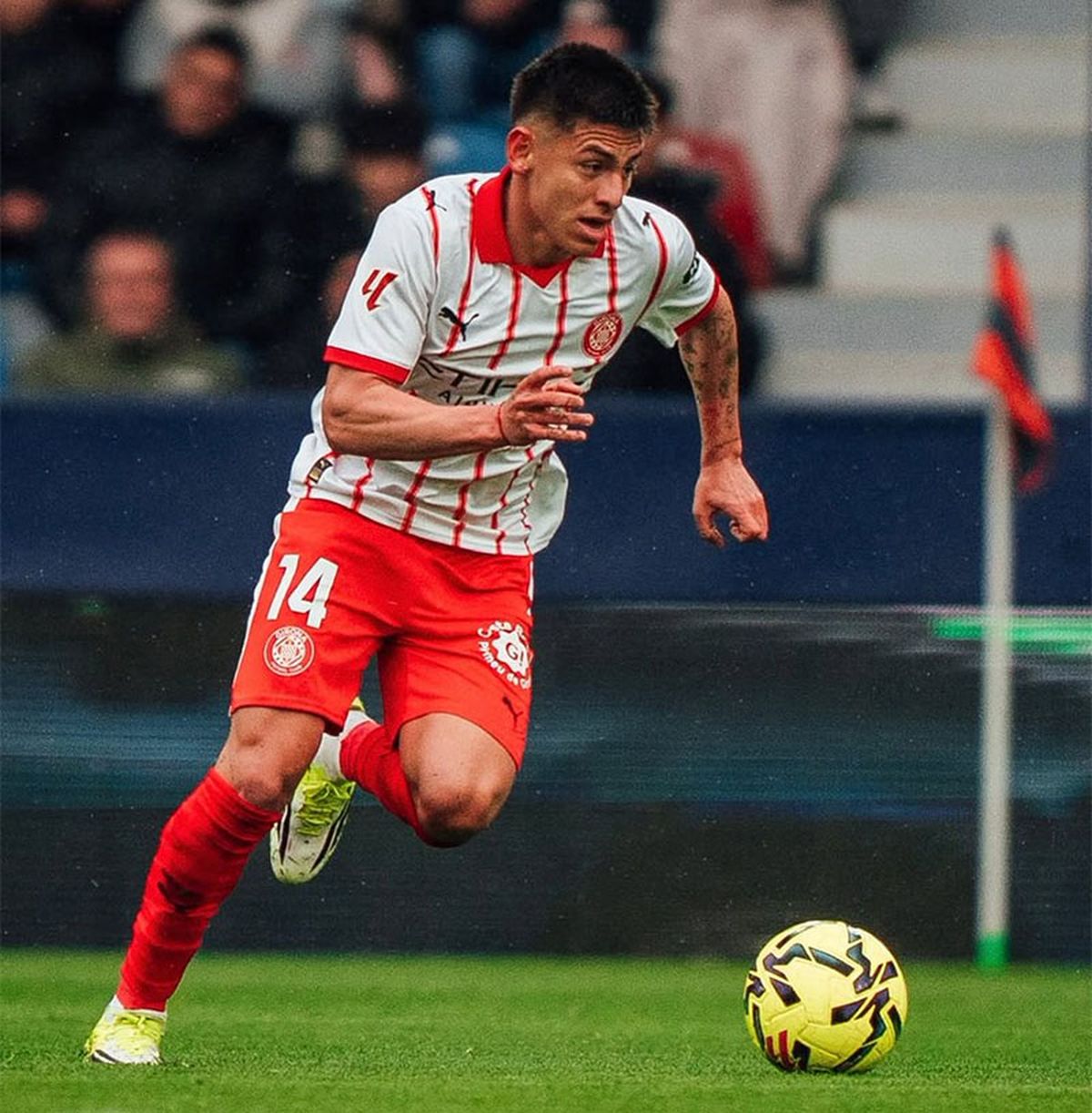 Echeverri marcó para el Girona.