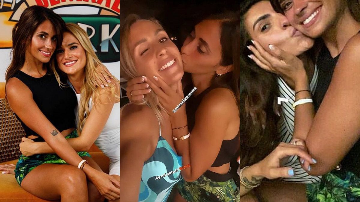 Antonela Roccuzzo la pasó bomba junto a sus amigas