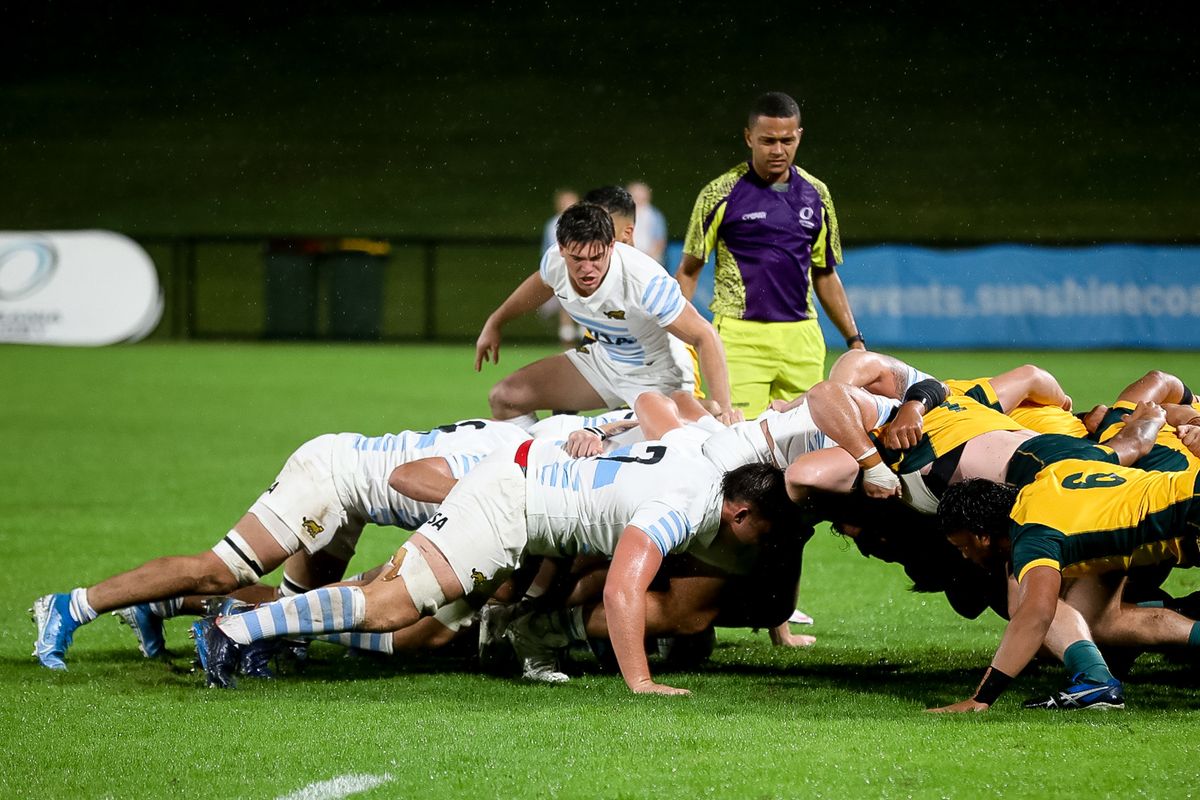 El scrum argentino fue una de las claves del partido