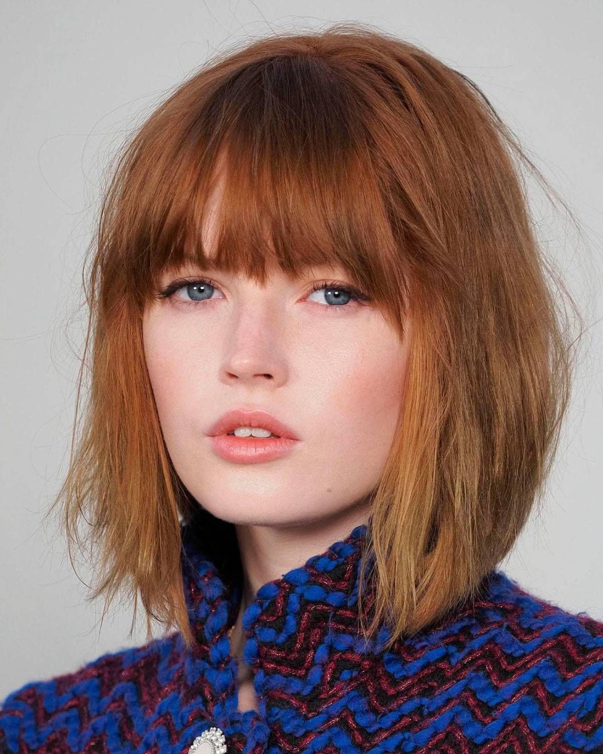 Cortes de cabello: bob con fleco. Cortes de cabello: bob con fleco.