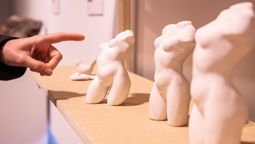 Muestras de cerámica en la UNCuyo.