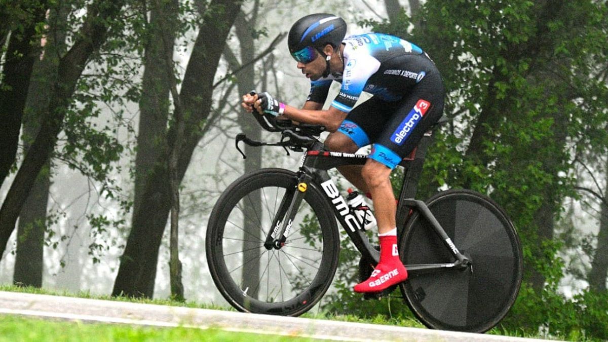 Laureano Rosas ganó la crono de la Vuelta de Mendoza.