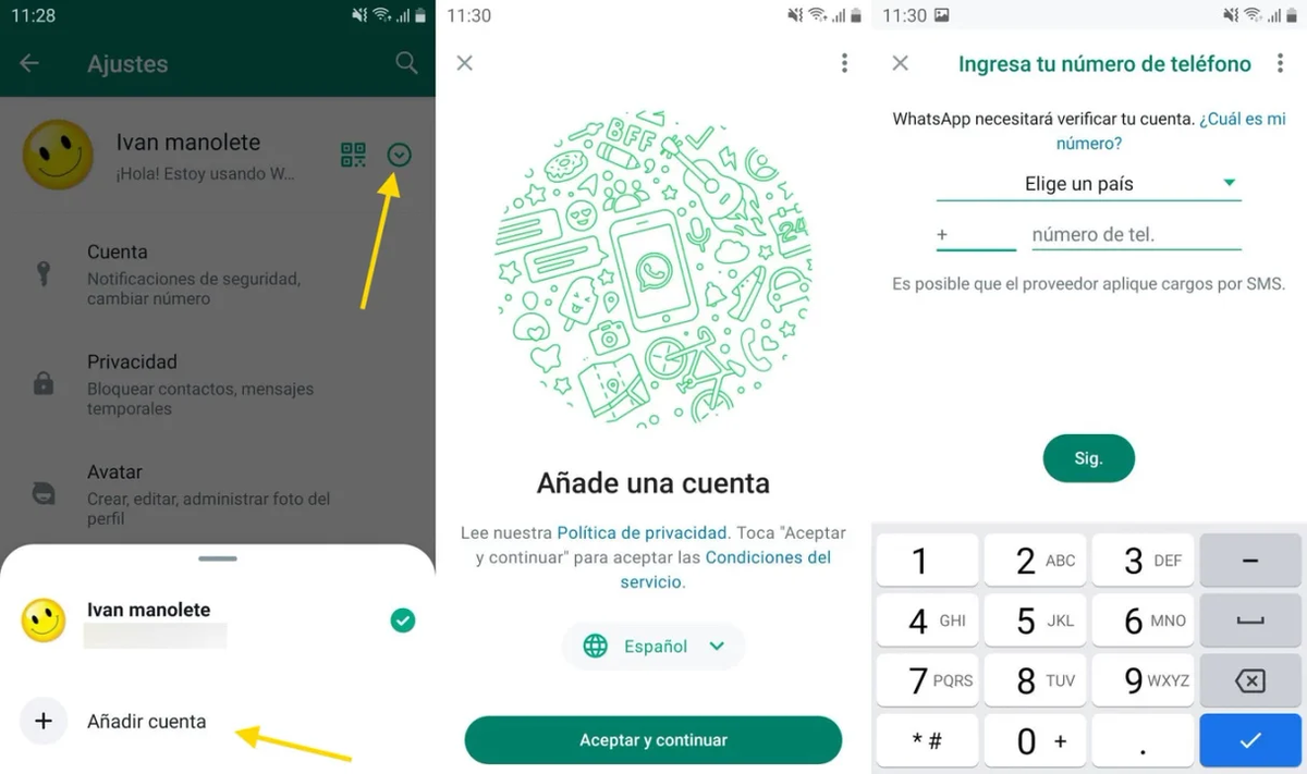 WhatsApp: el truco que permite tener dos cuentas activas en un mismo celular WhatsApp: el truco que permite tener dos cuentas activas en un mismo celular