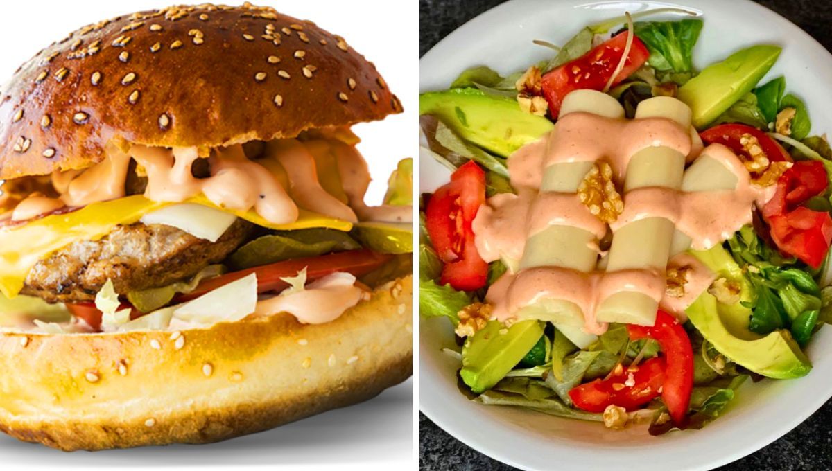 La Salsa Golf puede usarse en hamburguesas, pizzas, ensaladas, sanguches, etc. La Salsa Golf puede usarse en hamburguesas, pizzas, ensaladas, sanguches, etc.