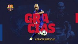 Barcelona oficializó la salida de Javier Mascherano