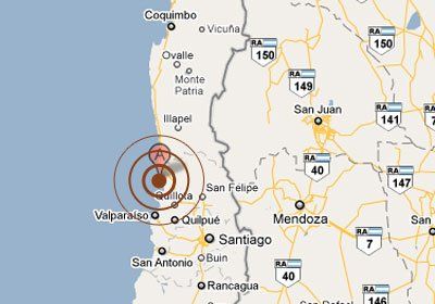 Un sismo de 5,1 grados sacudió tres regiones de Chile y fue el segundo en menos de 24 horas