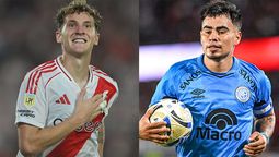 Facundo Colidio (River) y Lucas Zelarayán (Belgrano) se verán las caras en el Mario Kempes.