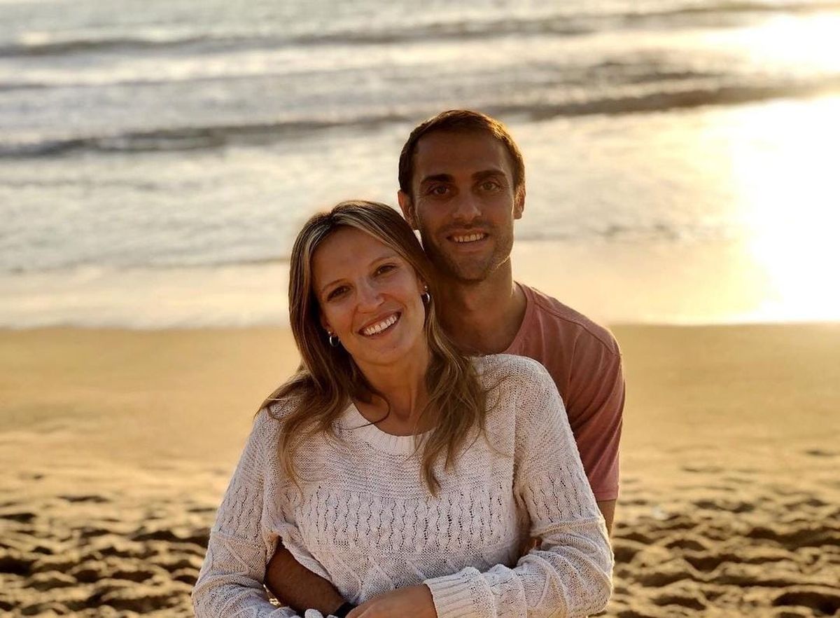 Cata Aragona y su marido Fernando Battagion. Cata Aragona y su marido Fernando Battagion.