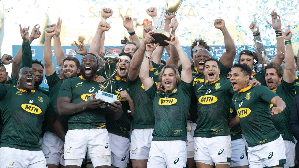 Sudáfrica es campeón del mundo y del Rugby Championship.