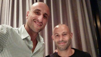 Ginóbili y Mascherano, una reunión cumbre del deporte argentino en China