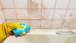 Chau manchas en los azulejos del baño: gracias al ácido del vinagre.&nbsp;