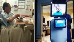 “Es posible que usted no llegue a casa” le dijo un médico a su paciente a través de un robot
