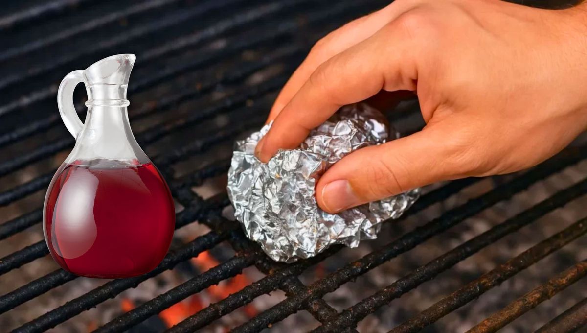Te explico por qué deberías frotar con vinagre y papel aluminio la parrilla del asado