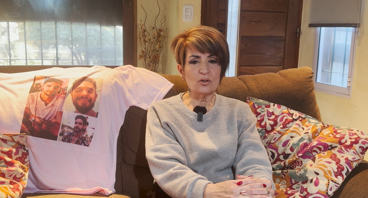 La madre de Alejo Arias no escucha la voz de su hijo hace más de un año. La madre de Alejo Arias no escucha la voz de su hijo hace más de un año.