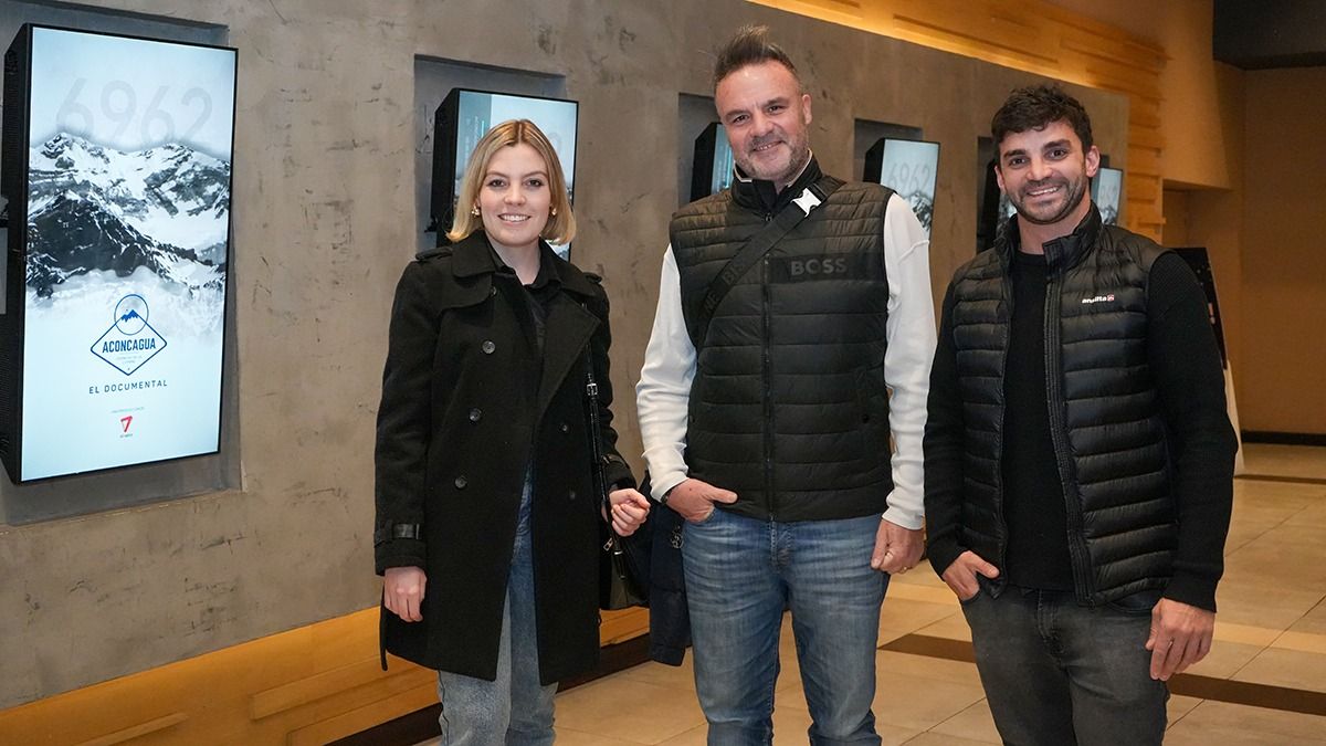 Antonella Cogni, Hernán Ruggierello y Federico Scalavrella. Antonella Cogni, Hernán Ruggierello y Federico Scalavrella.