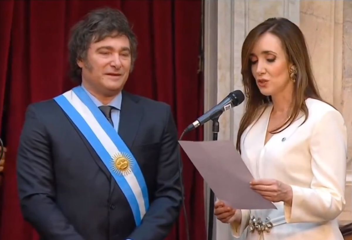 Javier Milei y Victoria Villarruel. Javier Milei y Victoria Villarruel.