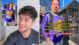 El video del hincha de River que emocionó a todo Instagram ¡Le cumplió el sueño a su papá y lo hizo llorar! 