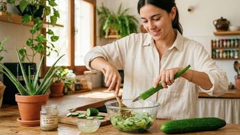 Mezclar pepino con aloe vera: por qué recomiendan hacerlo y cuáles son los beneficios Mezclar pepino con aloe vera: por qué recomiendan hacerlo y cuáles son los beneficios