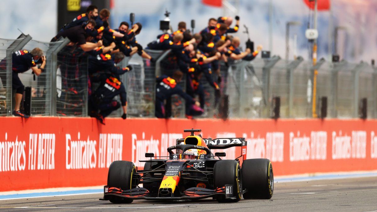 Verstappen logró una notable victoria en el GP de Francia