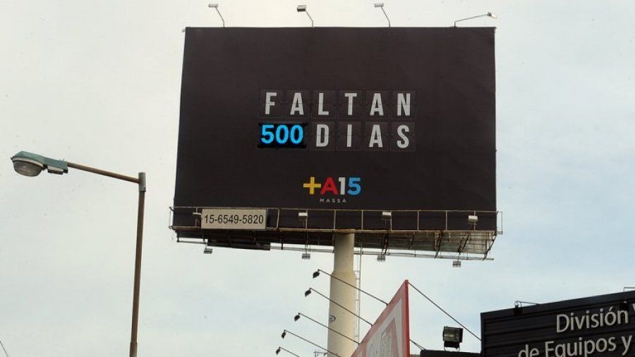 Massa cuenta los días que le quedan a Cristina para terminar su gestión