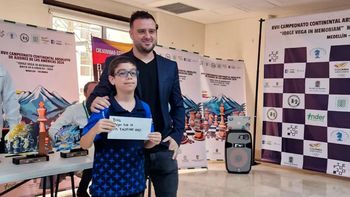 Faustino Oro, el niño prodigio argentino, logró un nuevo hito en el ajedrez