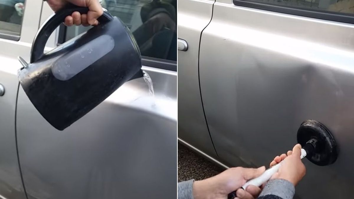 El famoso método infalible para arreglar una abolladura en tu vehículo de forma fácil El famoso método infalible para arreglar una abolladura en tu vehículo de forma fácil