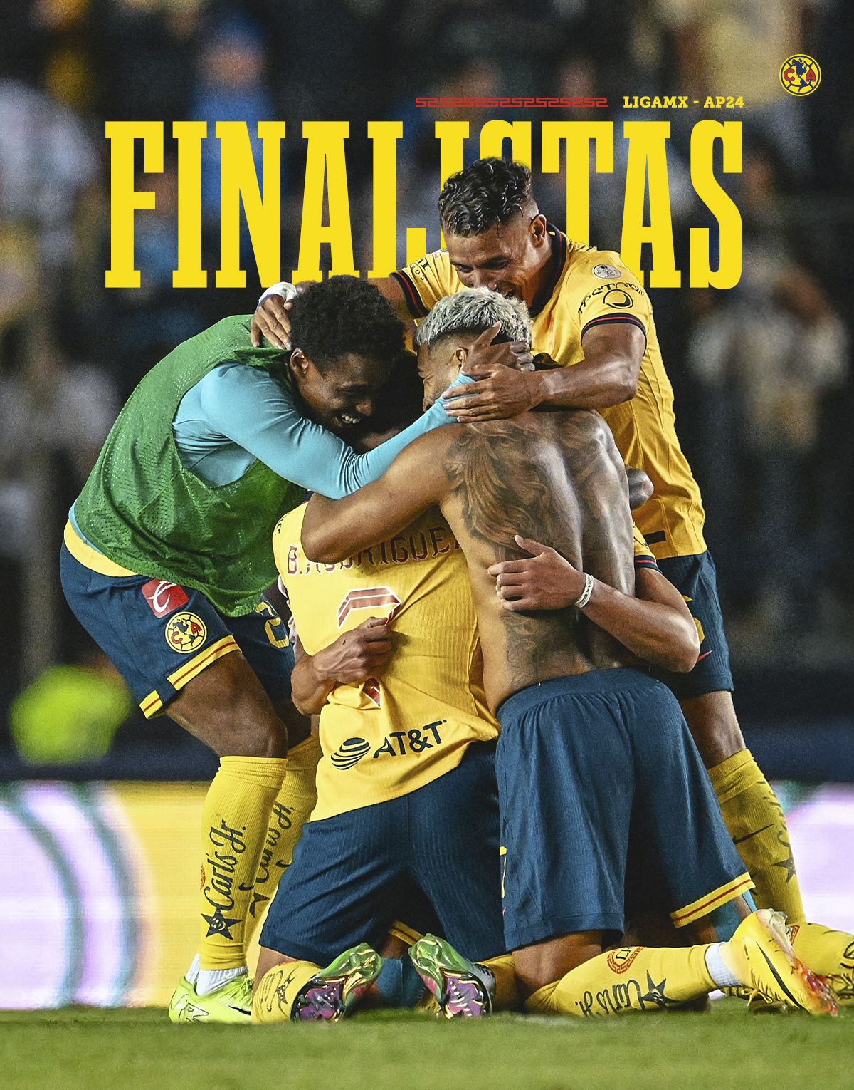 América de México celebró su pase a la final con una imagen de sus futbolistas abrazados. América de México celebró su pase a la final con una imagen de sus futbolistas abrazados.