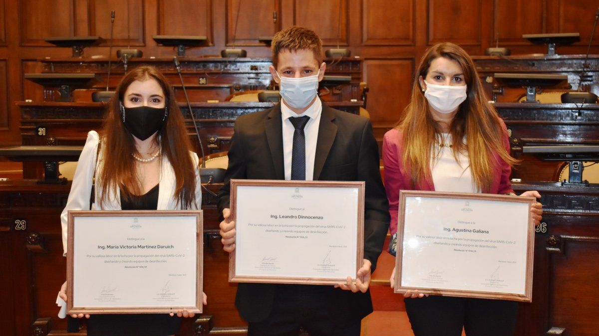 Los jóvenes ingenieros mendocinos que crearon equipos contra el coronavirus.