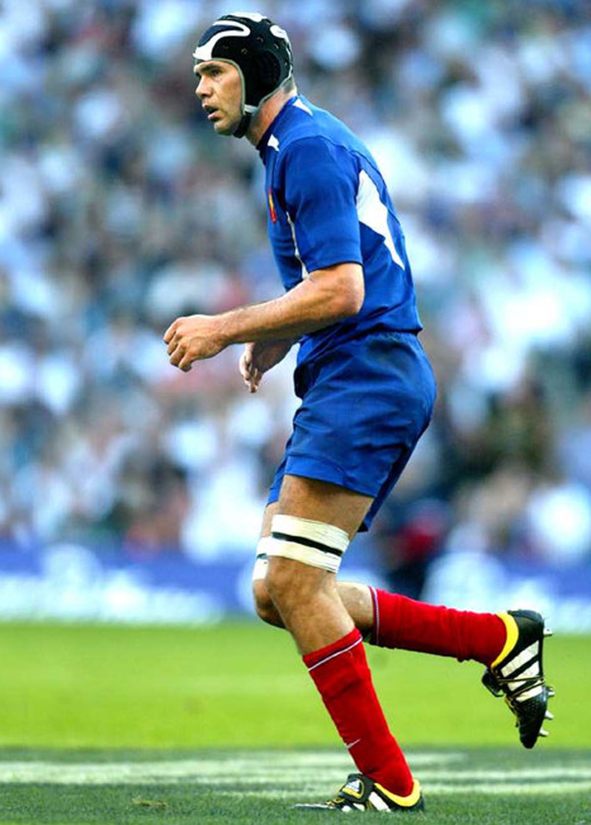 David Auradou jugó 41 tests para Francia. David Auradou jugó 41 tests para Francia.