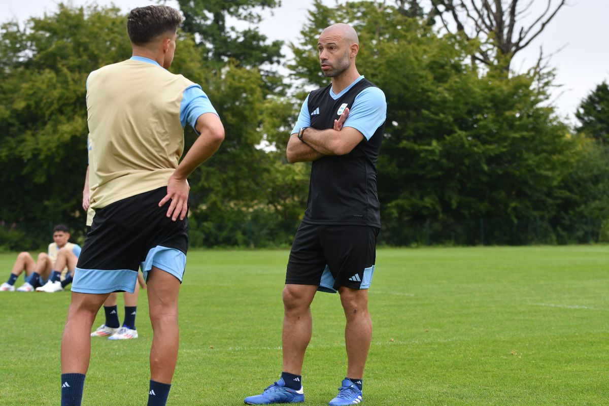 Javier Mascherano prepara el debut de la Selección argentina Sub 23 en los Juegos Olímpicos París 2024.