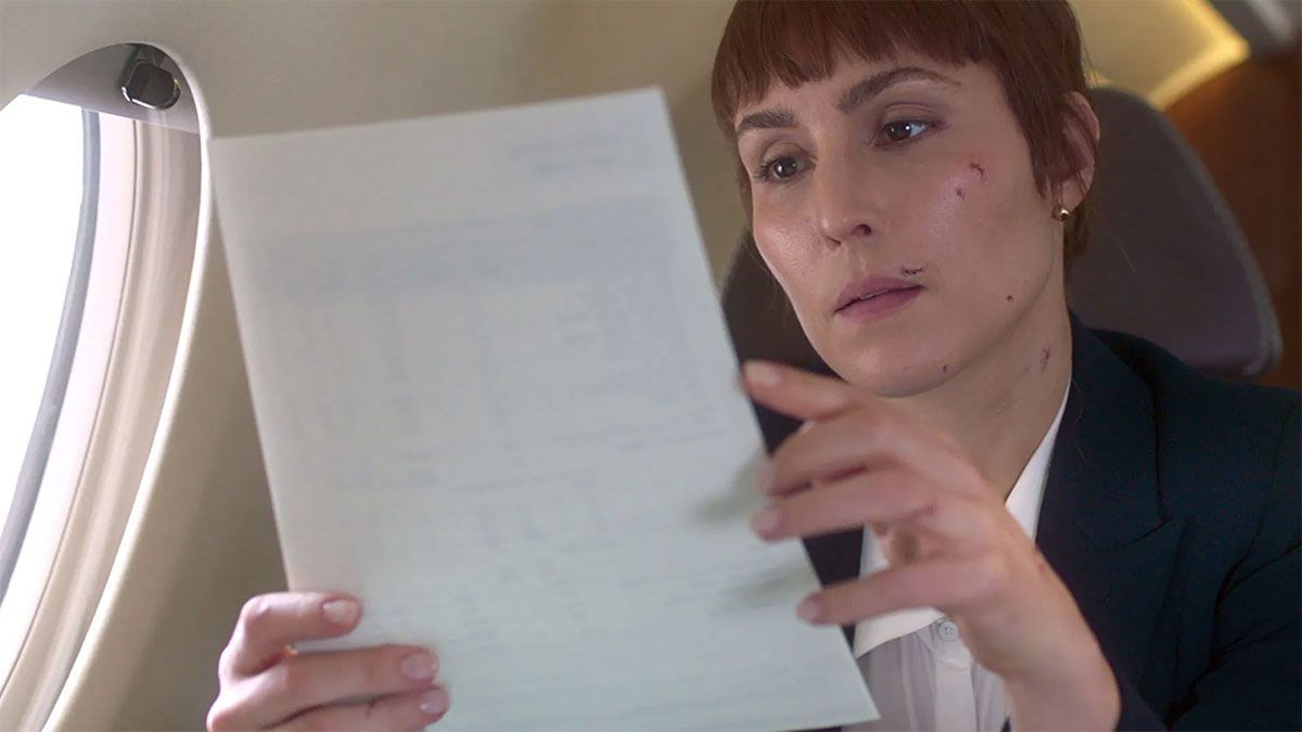 La actriz Noomi Rapace interpreta a Sam Carlson en la película de Netflix. La actriz Noomi Rapace interpreta a Sam Carlson en la película de Netflix.