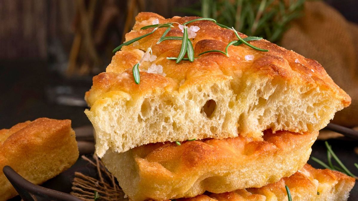 Receta de la focaccia italiana clásica. Foto: gentileza alicante.