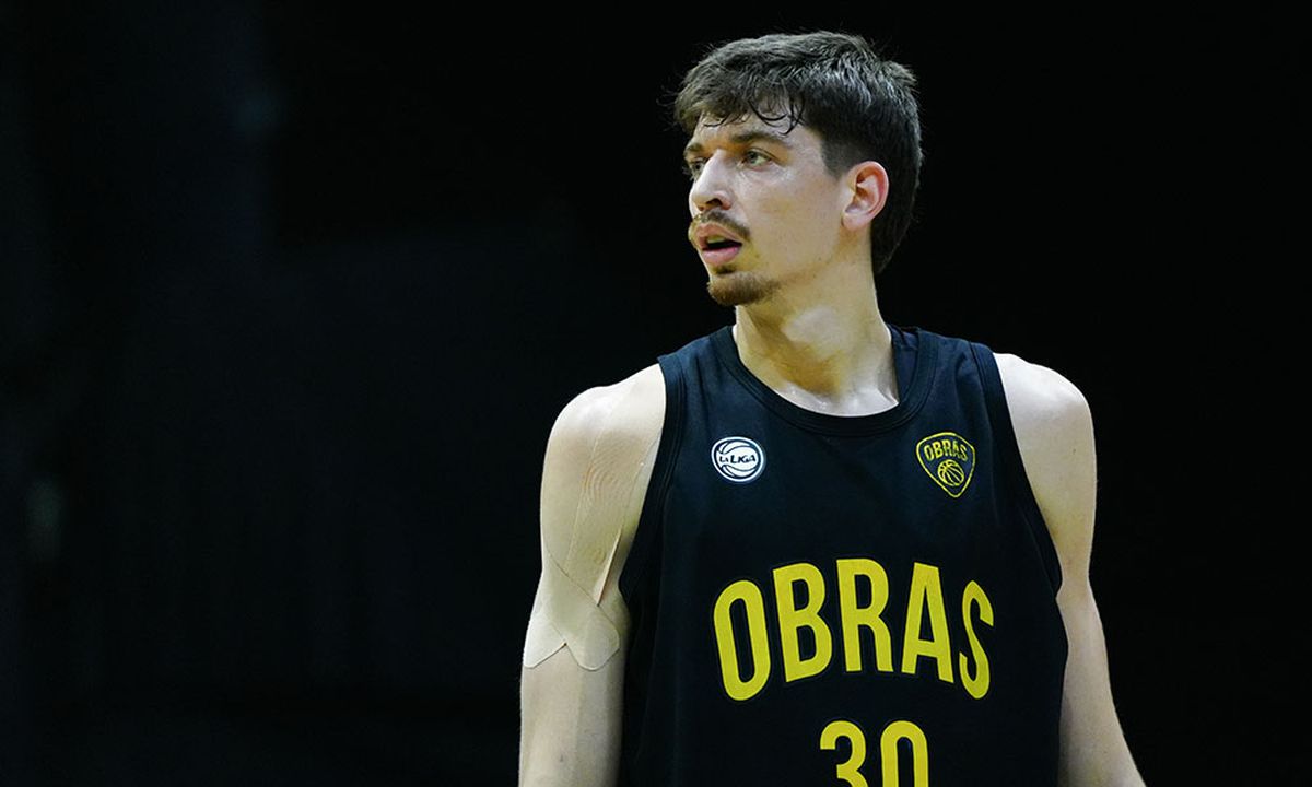 Tom&aacute;s Chapero, el jugador de Obras Basket que fue seleccionado en el draft de la segunda categor&iacute;a de la NBA.
