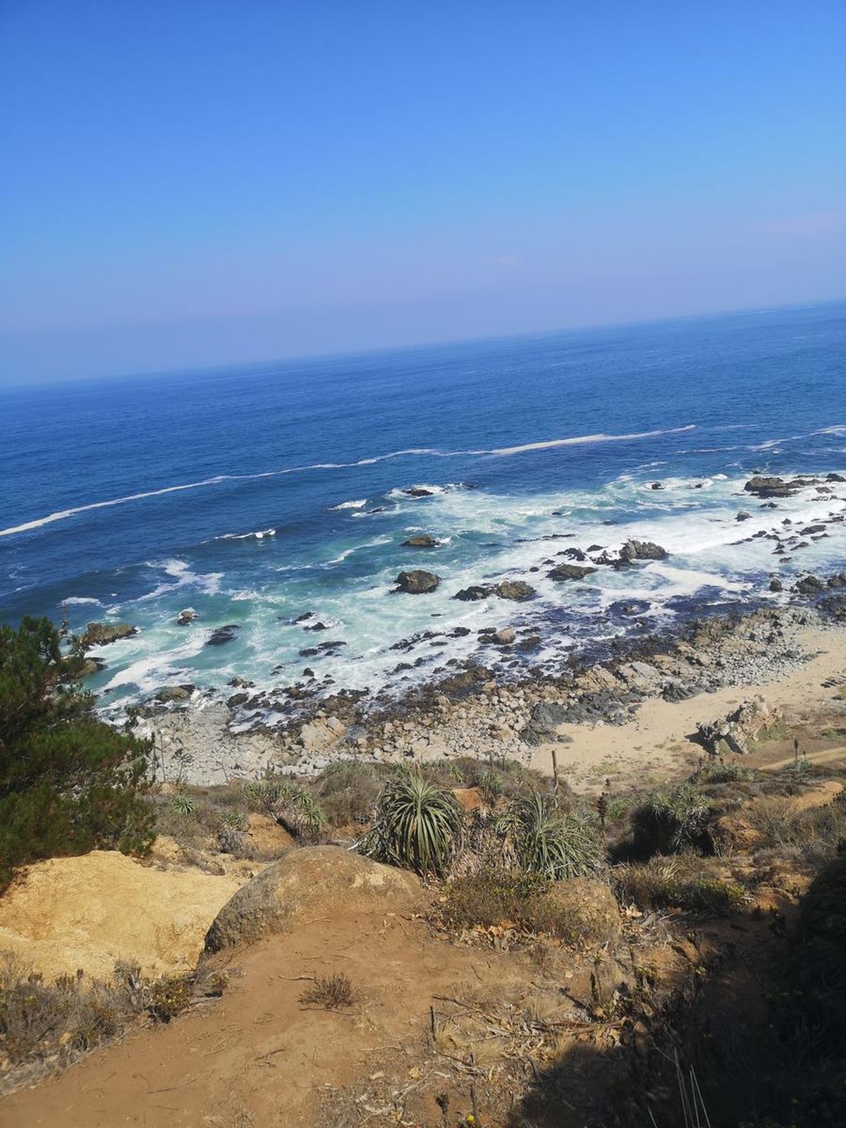 Playa "El Yeco" en Chile. Playa "El Yeco" en Chile. 