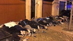 Detuvieron a 51 hinchas de Racing con armas de fuego y cuchillos y lanzas