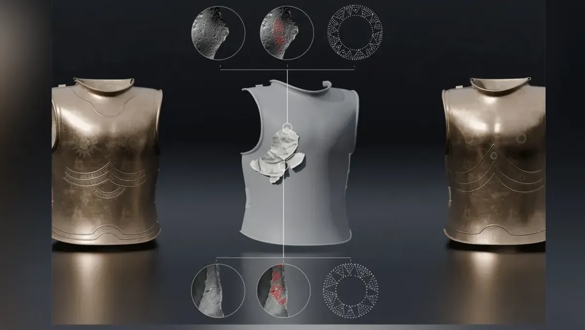 Una reconstrucción moderna de descubrimiento. Una reconstrucción moderna de descubrimiento.