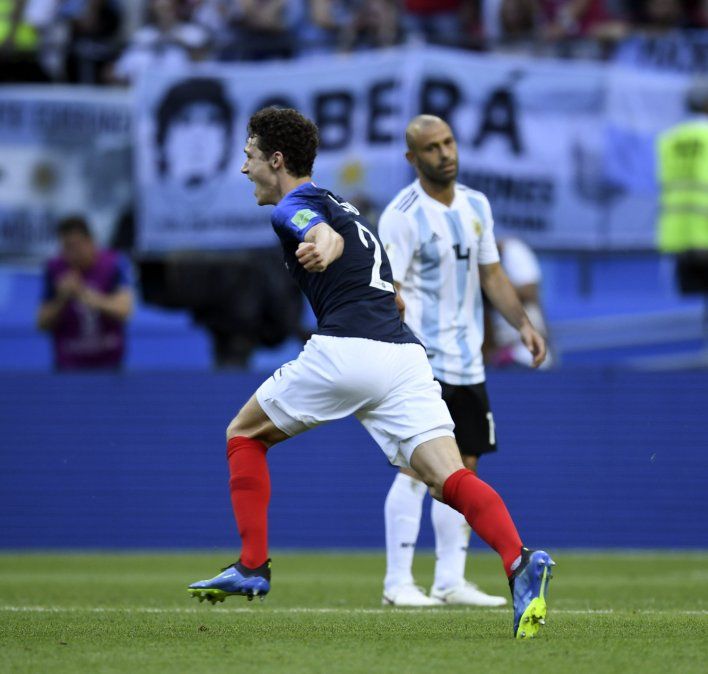 El gol más bonito del Mundial fue el de Pavard contra Argentina
