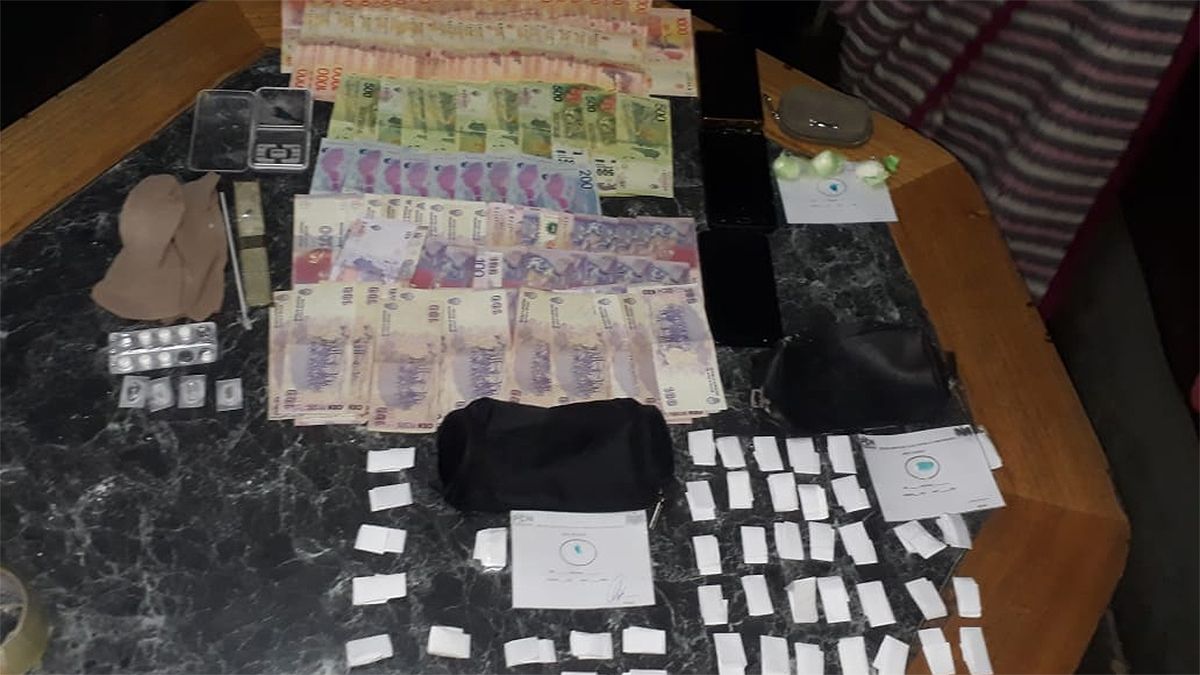 Detuvieron a una pareja que vendía cocaína en Guaymallén