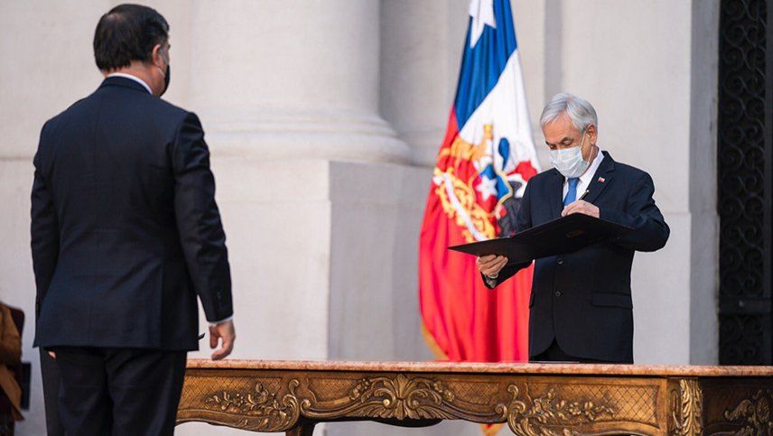 Piñera cambió seis ministros  en medio de la crisis sanitaria