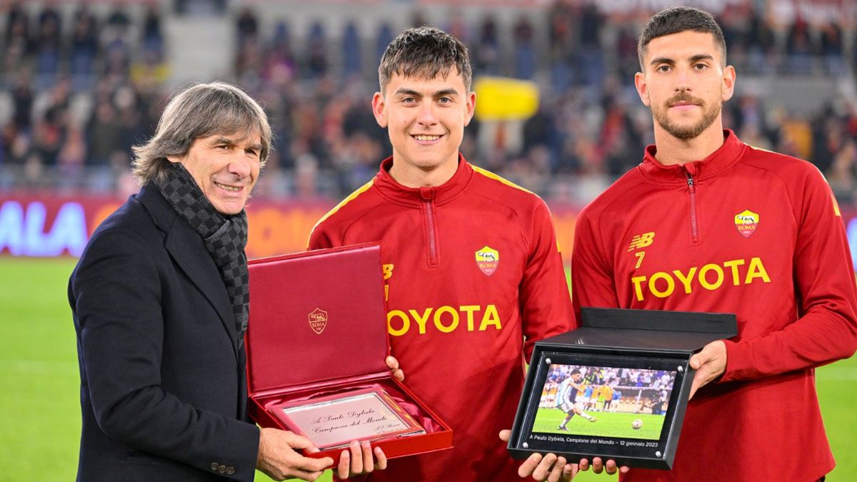 Dybala fue reconocido por la Roma