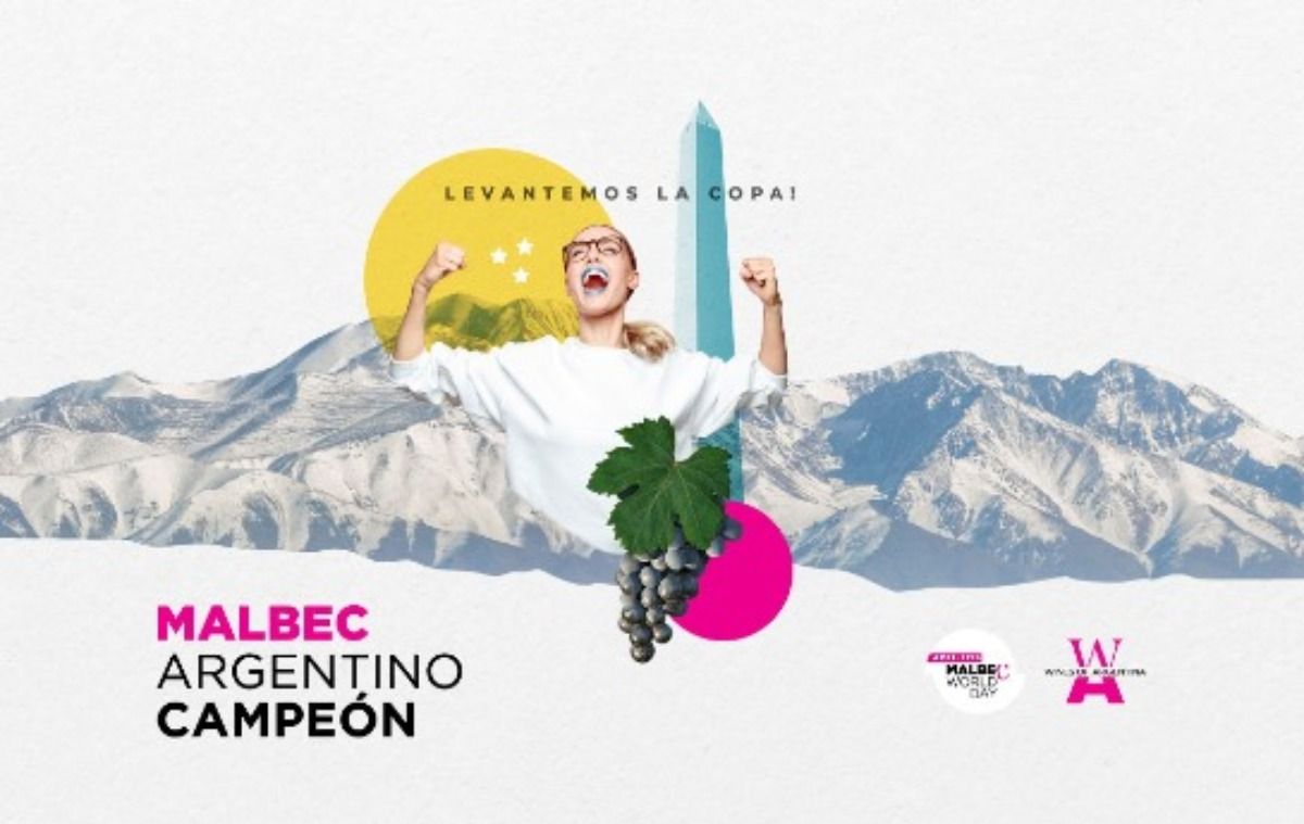 Parte de la campaña gráfica elegida por Wofa para el Día Mundial del Malbec.