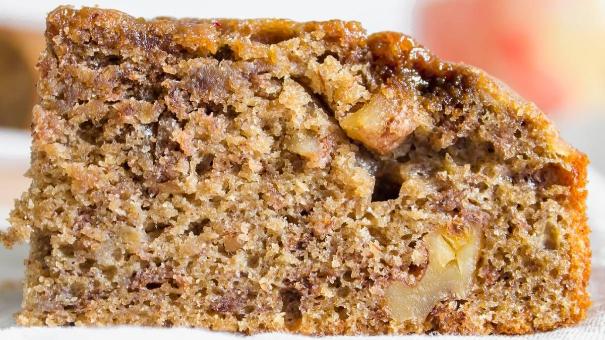 Recetas saludables: budín de banana y avena.