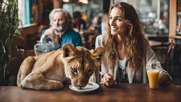¿Una experiencia única o es maltrato el video de un café en Tailandia que te deja convivir con leones