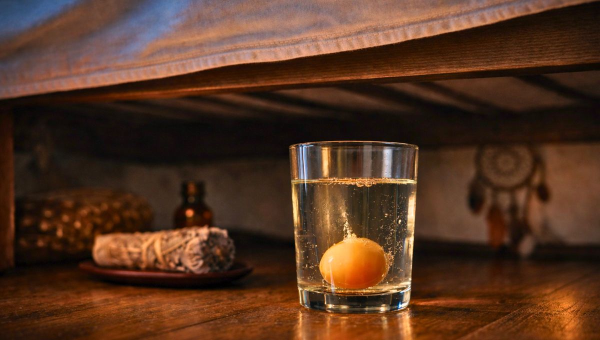 Para qué sirve poner un vaso con agua y huevo debajo de la cama al dormir y qué significa