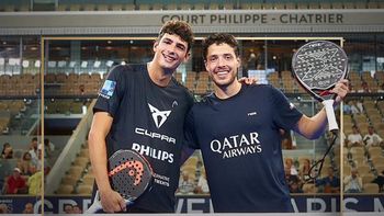 Agustín Tapia y Arturo Coello, campeones del Premier Padel en Roland Garros